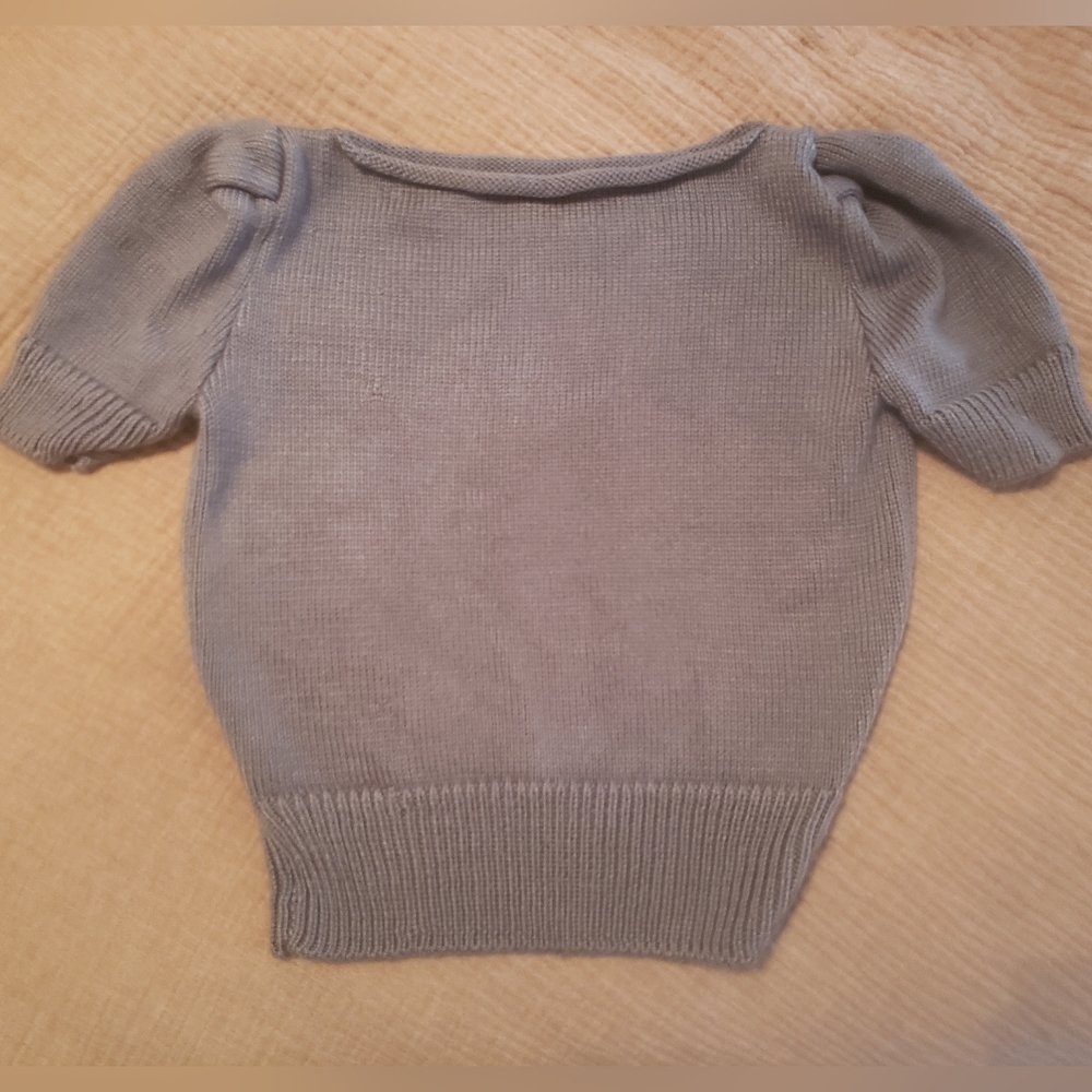 Ains and Elke Pinup 40s Silver Sweater Small